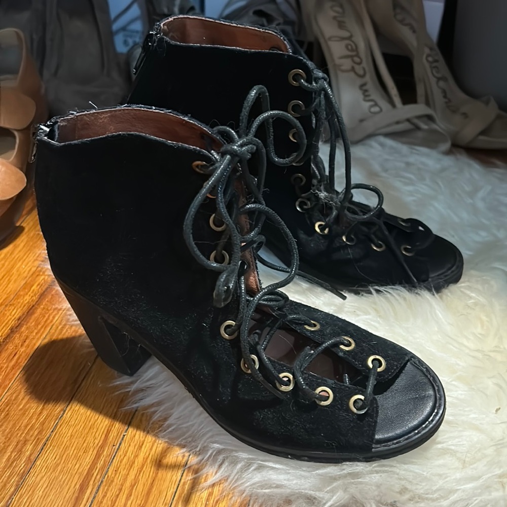 Jeffrey Campbell lace up heels